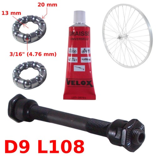 Set front hollow axle 108 - hollow,
