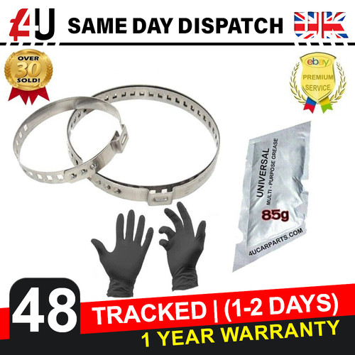 Boot clips stainless steel - cv,