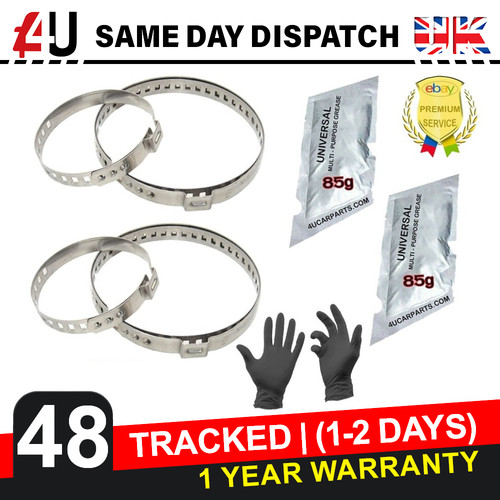 Boot clips stainless - 2x,