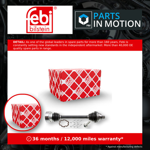 Drive shaft front - left, 182590