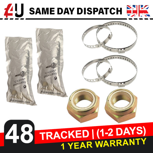 Axle hub joint nut - 2x, cv